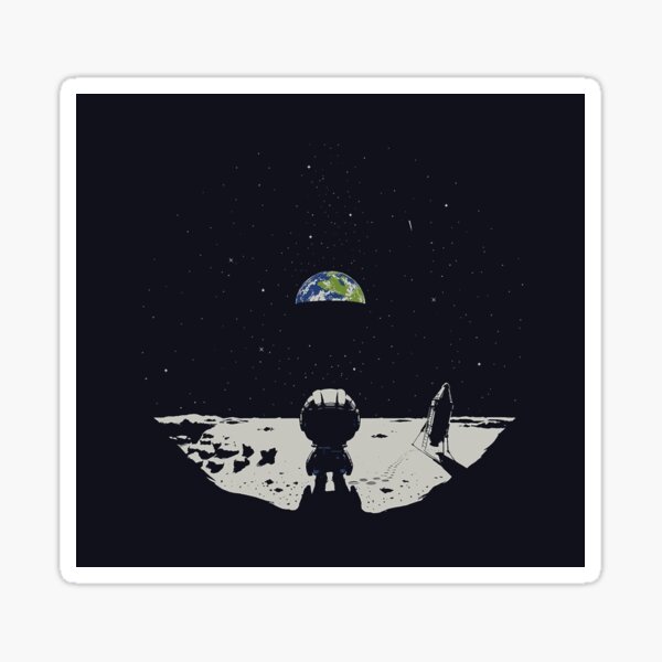 Lonely Space Sticker