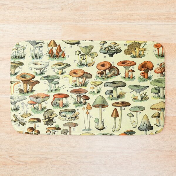 Item preview, Varieties of Mushrooms and Toadstools chart poster art - Adolphe Millot  designed and sold by Vintage Designs +.