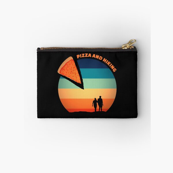 Item preview, Pizza Lover Hiking Trail Funny Retro Cute Pizza Slice designed and sold by sillyquestions.