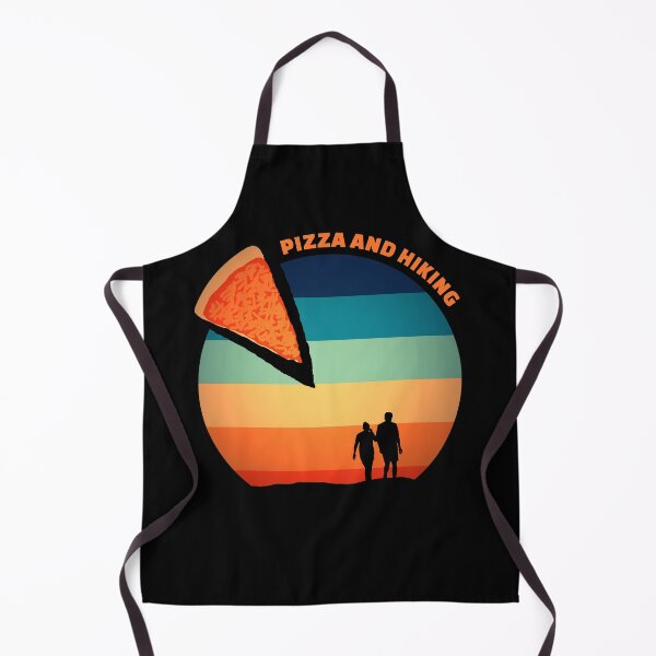 Item preview, Pizza Lover Hiking Trail Funny Retro Cute Pizza Slice designed and sold by sillyquestions.