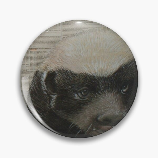 Item preview, The Honey Badger - Endangered Species Project designed and sold by Cherie Roe Dirksen.