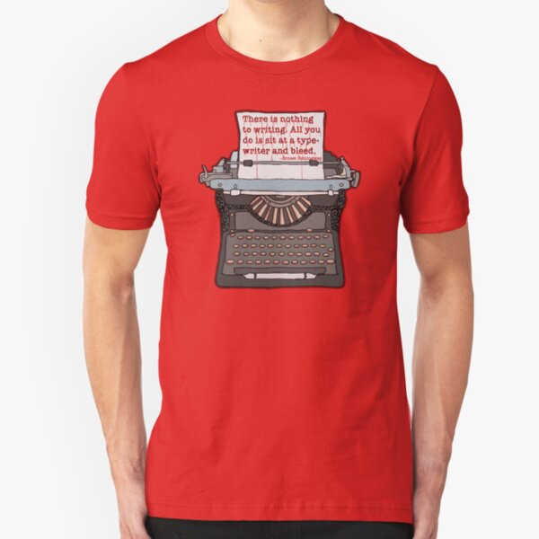Bleed Words Slim Fit T-Shirt