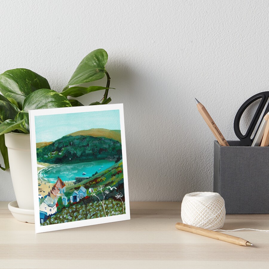 Hope Cove Art Board Print