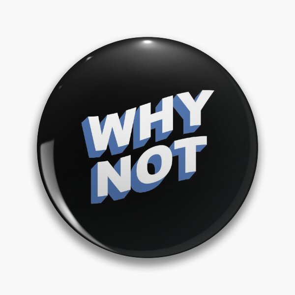Item preview, Why Not? – Today Is Another Fresh Start Minimalist Retro Blue designed and sold by The Green Corner.
