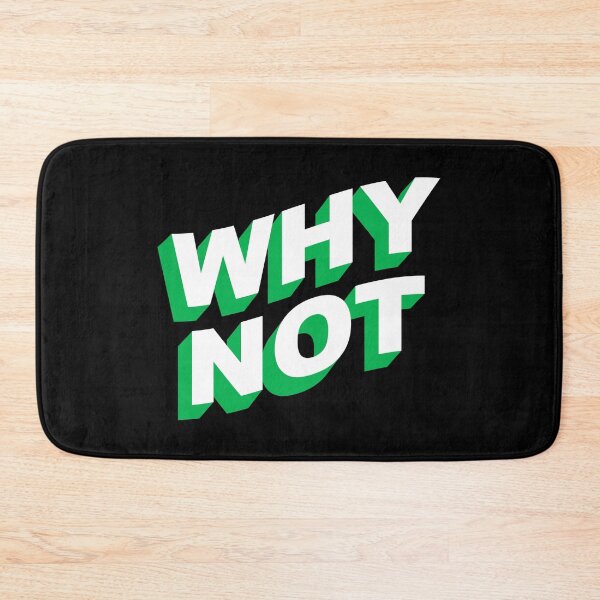 Item preview, Why Not? – Today Is Another Fresh Start Minimalist Retro Green designed and sold by The Green Corner.