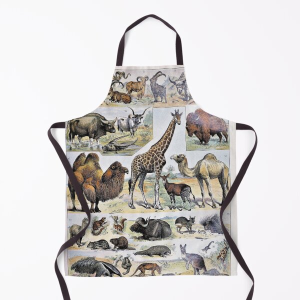 Item preview, Species of Mammal chart poster art - Adolphe Millot  designed and sold by Vintage Designs +.