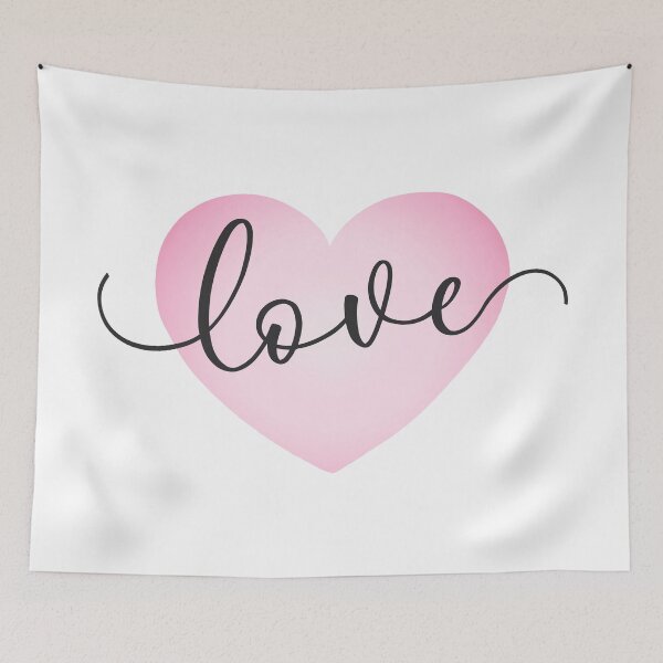 Item preview, Simple Lovely Elegant  Valentine Love Calligraphy designed and sold by Hommie9977.