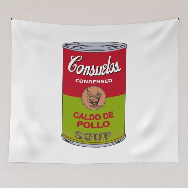 Item preview, Mexican Andy Warhol soups - Consuelos pop art - Caldo de Pollo designed and sold by Groenendijk.