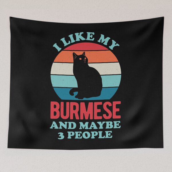 Item preview, Burmese Cat Funny designed and sold by artworkbyrihen.