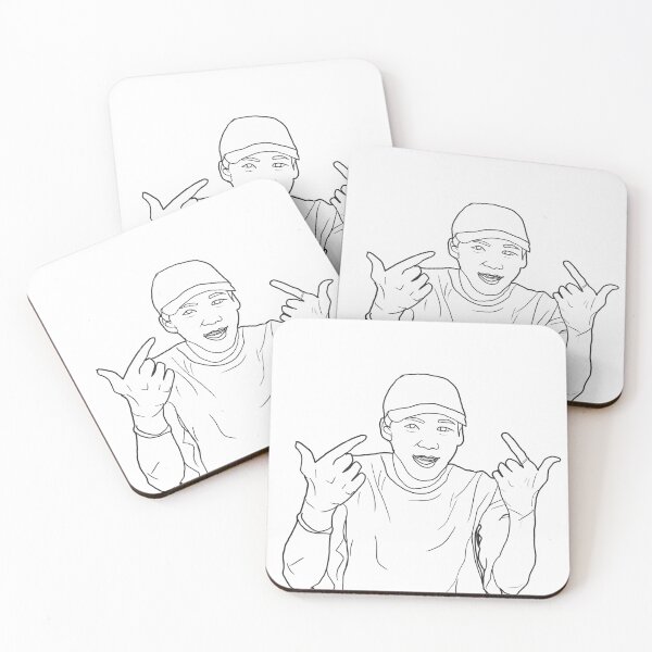 Item preview, Ateez Yunhoeee Black & White designed and sold by Minghao’s Mullet.
