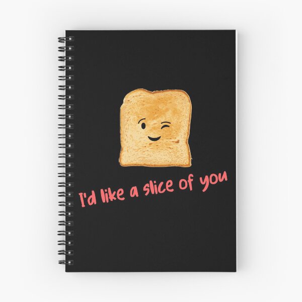 Item preview, Copy of I'd Like a Slice of You Food Pun (black) designed and sold by GoodMoodFood.