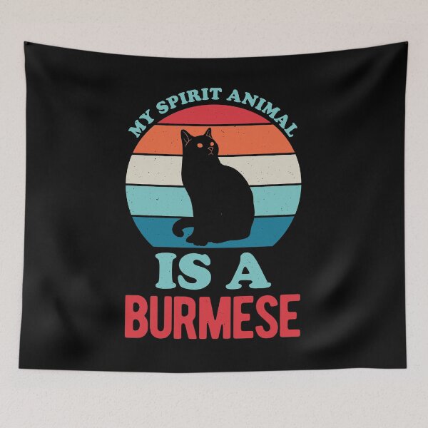 Item preview, Burmese Cat Funny designed and sold by artworkbyrihen.