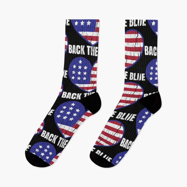 Item preview, Back To The Blue US Flag Heart Gifts Men Women designed and sold by haselshirt.