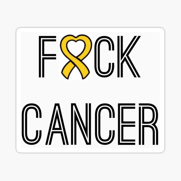 Fuck Cancer Sticker By Sailorfat Redbubble 0564