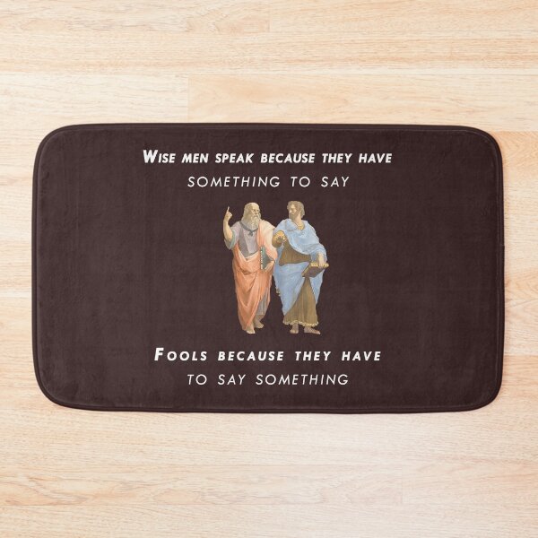 Item preview, Plato the Philosopher Wise Man Quote designed and sold by ClassicalGreece.