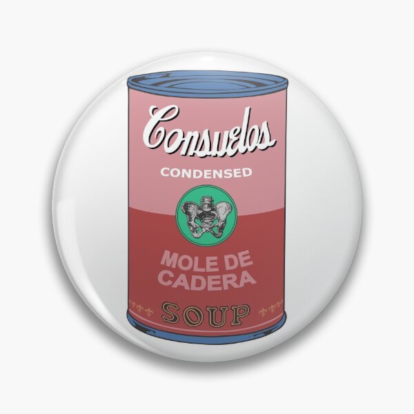 Artikelvorschau, Mexikanische Andy-Warhol-Suppen – Consuelos Pop Art – Mole de Cadera entworfen und verkauft von Groenendijk.