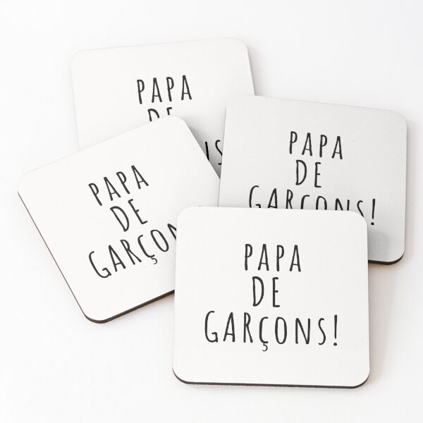Item preview, Papa de garçons design  designed and sold by sostar.