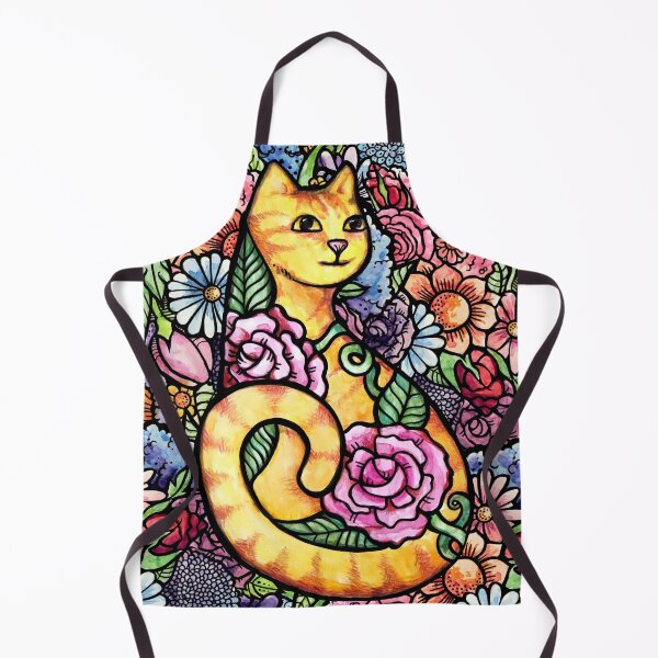 Artikelvorschau, Orange Tabby Cat Flowers entworfen und verkauft von FrictionMaxxing.