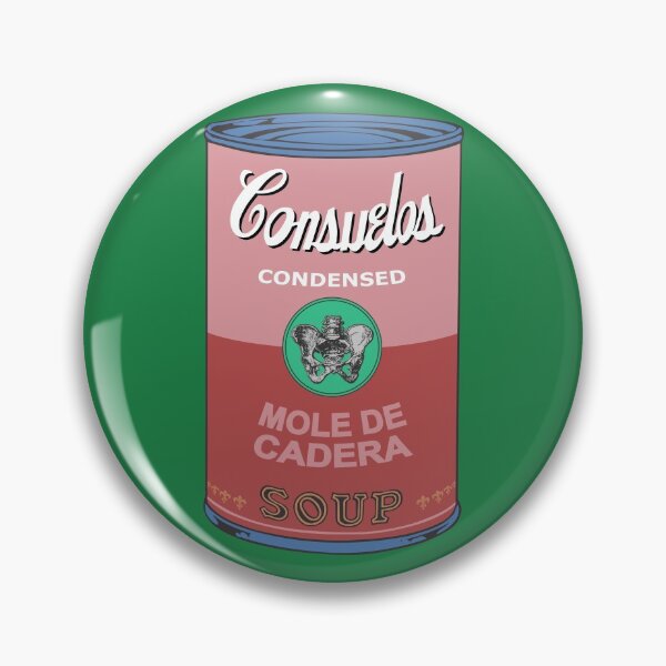 Artikelvorschau, Mexikanische Andy-Warhol-Suppen – Consuelos Pop Art – Mole de Cadera entworfen und verkauft von Groenendijk.