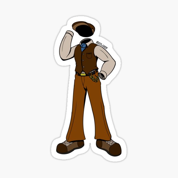 Halloween Monster Delight - Invisible Man Sticker