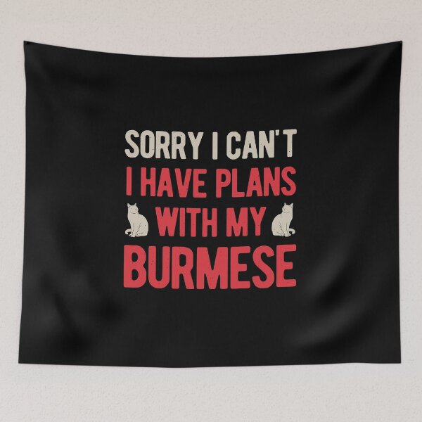 Item preview, Burmese Cat Funny designed and sold by artworkbyrihen.