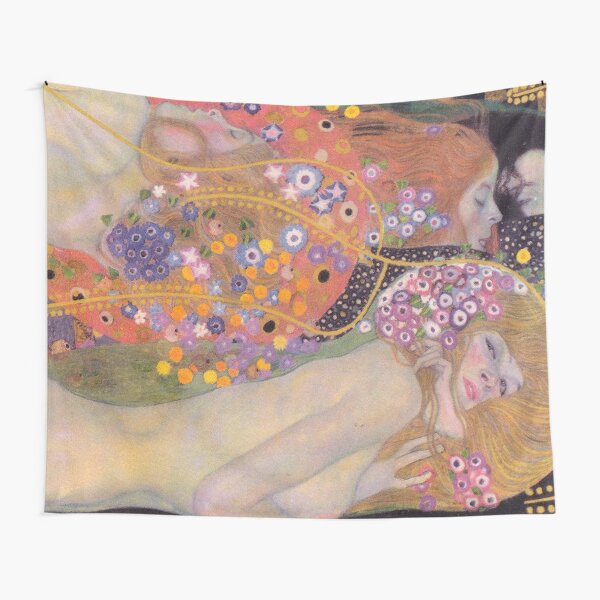 Item preview, Water Serpents II by Gustav Klimt - Art Nouveau Symbolism  designed and sold by Bebichic.