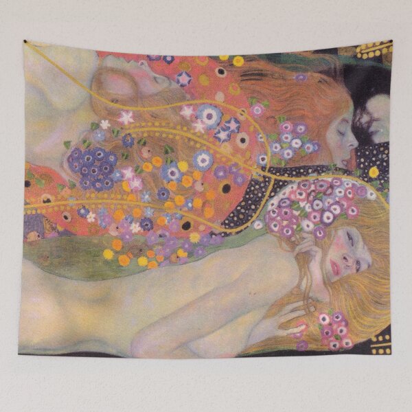 Aperçu de l'œuvre Serpents d'eau II de Gustav Klimt - Symbolisme Art Nouveau créée et vendue par Bebichic.