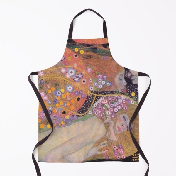 Item preview, Serpientes de agua II de Gustav Klimt – Simbolismo Art Nouveau designed and sold by Bebichic.