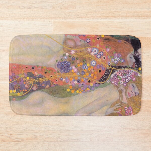 Item preview, Water Serpents II by Gustav Klimt - Art Nouveau Symbolism  designed and sold by Bebichic.