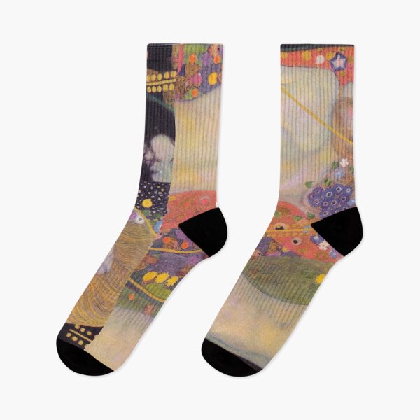 Item preview, Water Serpents II by Gustav Klimt - Art Nouveau Symbolism  designed and sold by Bebichic.