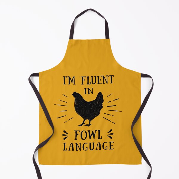 Item preview, Im Fluent In Fowl Language - Funny Chicken Lover designed and sold by silverhexagon.