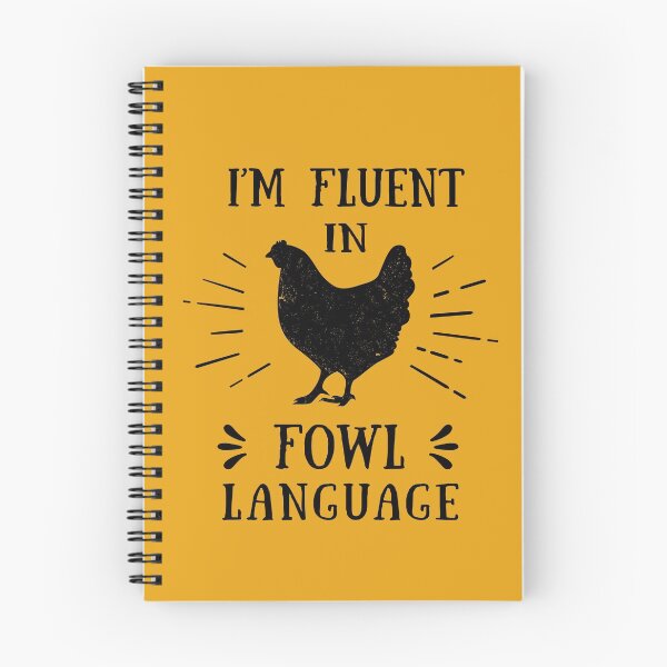 Item preview, Im Fluent In Fowl Language - Funny Chicken Lover designed and sold by silverhexagon.