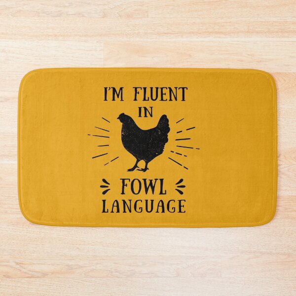 Item preview, Im Fluent In Fowl Language - Funny Chicken Lover designed and sold by silverhexagon.