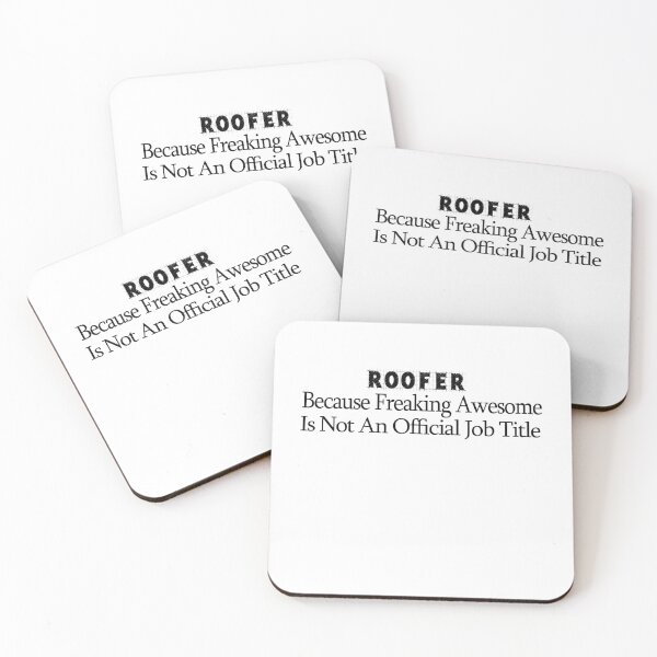 Item preview, Roofer Because Freaking Awesome Is Not An Official Job Title designed and sold by Grimecrom.