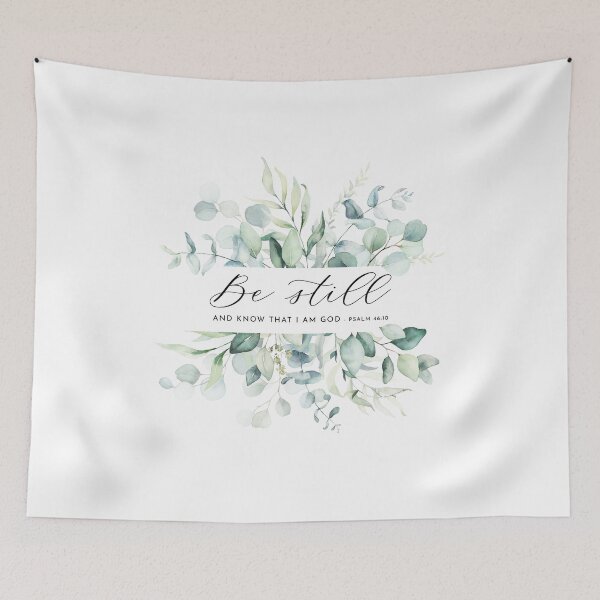 Item preview, Be Still Psalm 46:10 Bible Verse Art designed and sold by KAMdesignhaus.