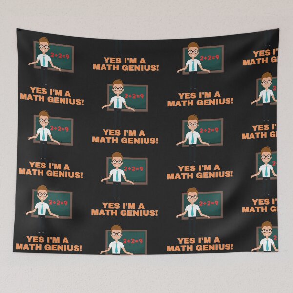 Item preview, MATH GENIUS, MATH, HUMOR, MATH IS A SCIENCE, designed and sold by R B Chrystal.