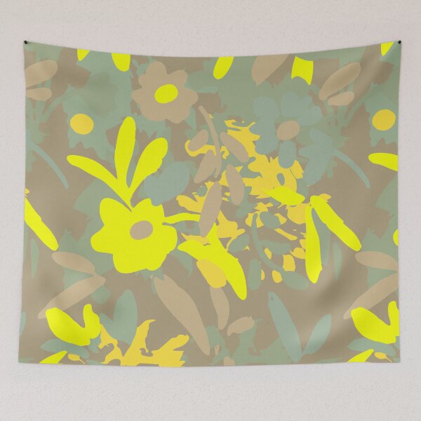 Item preview, FLORAL CAMO NEON PATTERN designed and sold by nikamartinez.