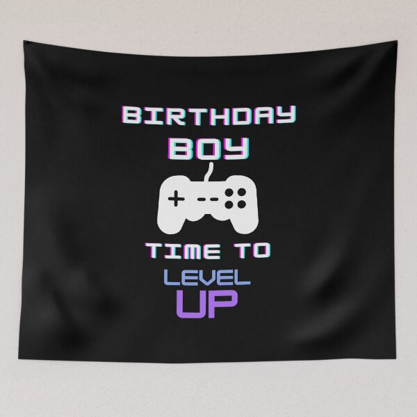 Item preview, BIRTHDAY BOY TIME TO LEVEL UP designed and sold by 30-Merch.