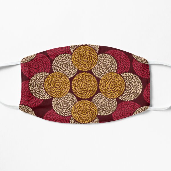 Colorful Ankara Pattern Flat Mask