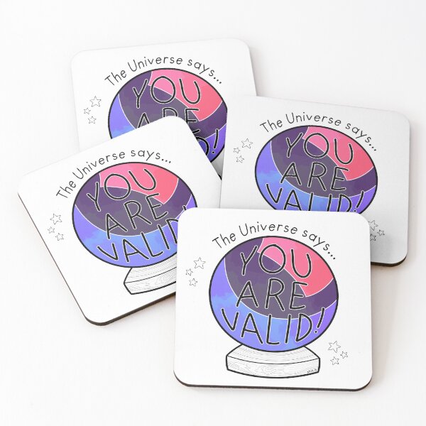Item preview, Omnisexual flag crystal ball - The Universe says... You are valid! designed and sold by Chiara Filincieri.