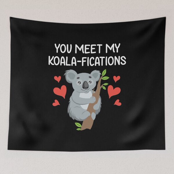 Item preview, You Meet My Koalifications Gift Koala Valentine designed and sold by haselshirt.