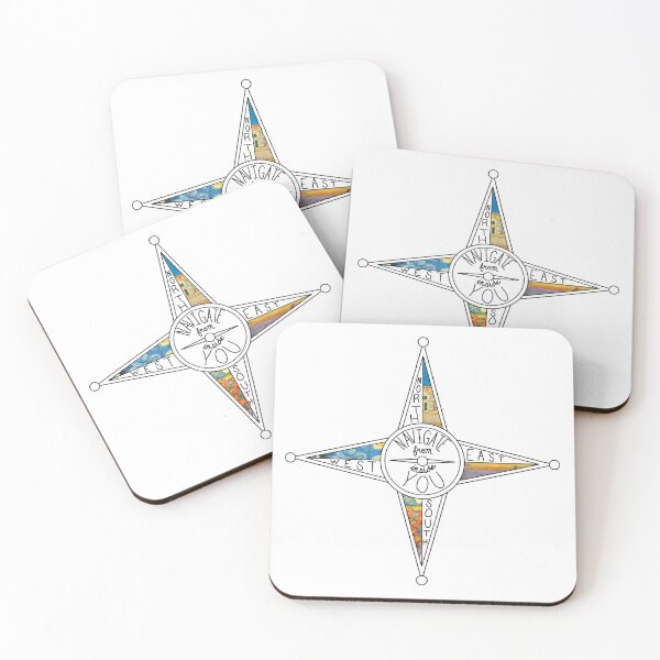 Item preview, Starry "The Road" Compass designed and sold by wifibitzz.