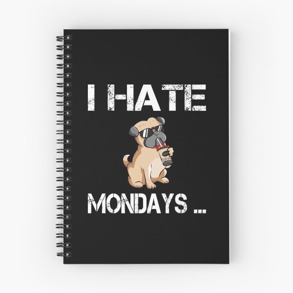 Item preview, I Hate Mondays . . Dog With Coffee To Go designed and sold by Zuepfelmuetzen.