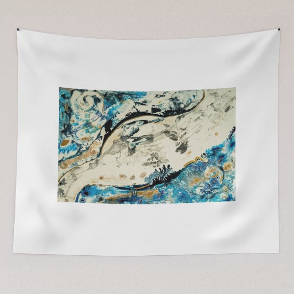 Item preview, Fallen blue snow flakes  designed and sold by sevaletulanei.