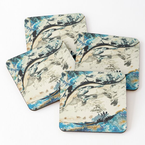 Item preview, Fallen blue snow flakes  designed and sold by sevaletulanei.