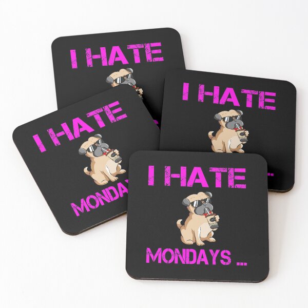 Item preview, I Hate Mondays . . Dog With Coffee To Go designed and sold by Zuepfelmuetzen.