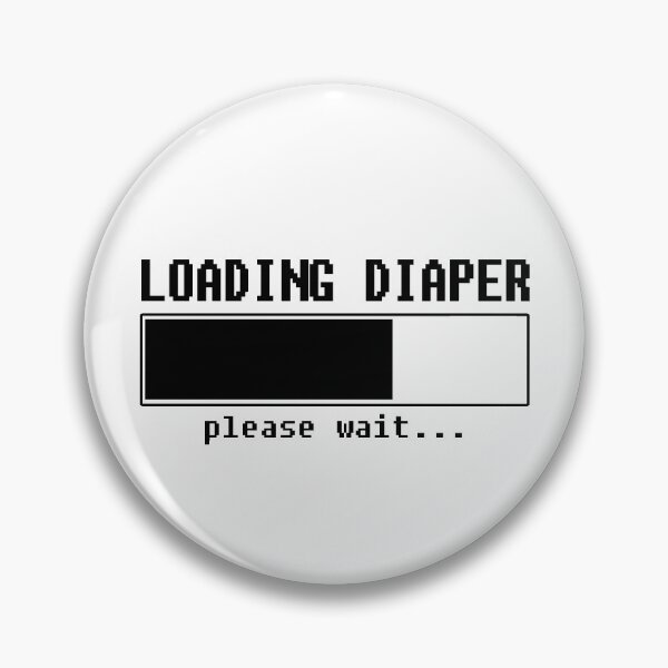 Item preview, Loading Diaper Black designed and sold by primetee.
