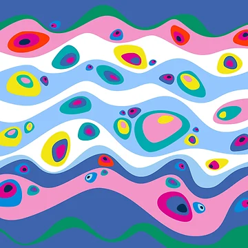 Artwork thumbnail, Colorful Pattern by Sketch KimPin