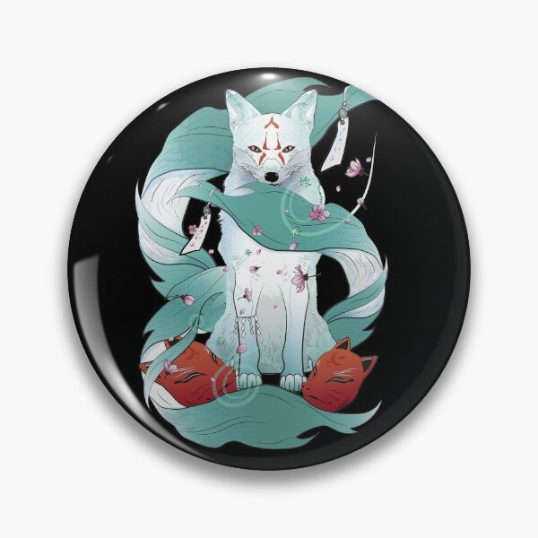 Item preview, Kitsune Japanese Kami Inari Nine-Tailed Fox Fox Spirit Yokai designed and sold by enjoytheshirt.