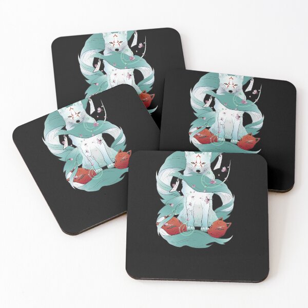 Item preview, Kitsune Japanese Kami Inari Nine-Tailed Fox Fox Spirit Yokai designed and sold by enjoytheshirt.